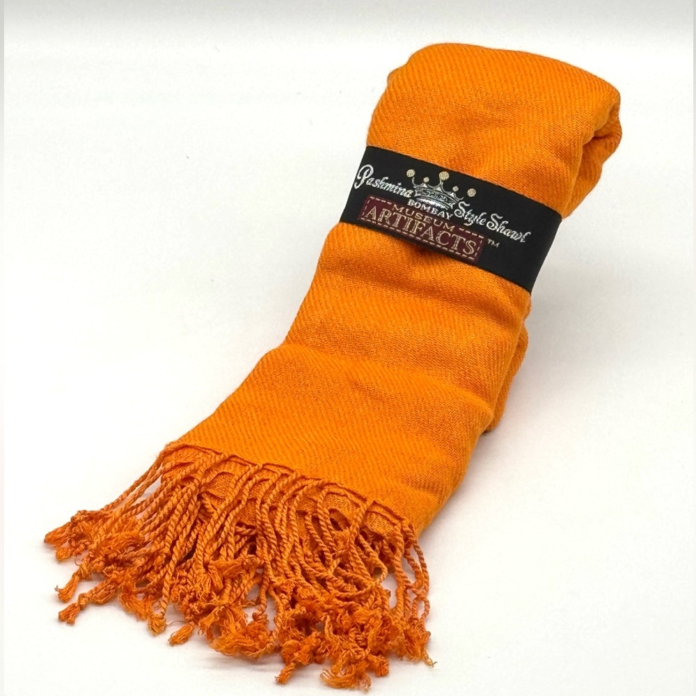 BOMBAY MUSEUM ARTIFACTS PASHMINA STYLE SHAWL